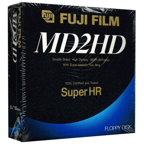 5,25" Diskettes HD "Fuji Film Super HR"