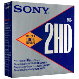 5,25" Diskettes HD "Fuji Film Super HR"