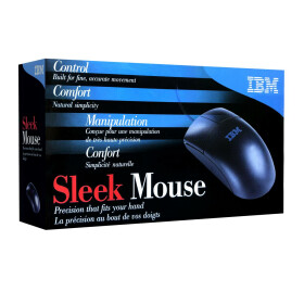 IBM Sleek Mouse (PS/2, black)