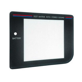 Game Boy Display Protective Screen -dark (plastic)