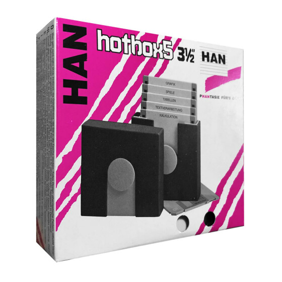 hotbox5 - Box für 3,5"-Disketten (weiß)