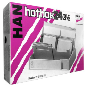 hotbox24 - Box for 3,5" Floppy Disks (magenta)