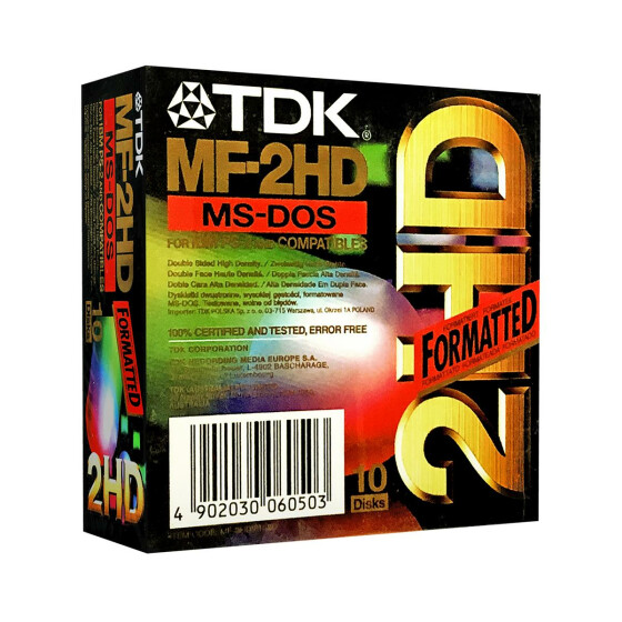 3.5" Diskettes HD "TDK"
