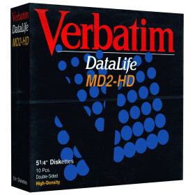 5,25" Diskettes HD "Verbatim DataLife"