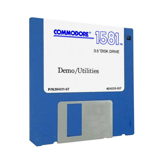Commodore 1581 Demo/Utility Diskette (Replica)