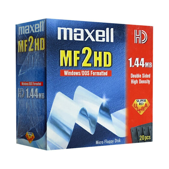 3,5" Disketten HD "Maxell" (20 Stück)