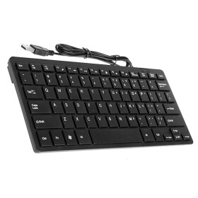 USB-Tastatur slim (schwarz)