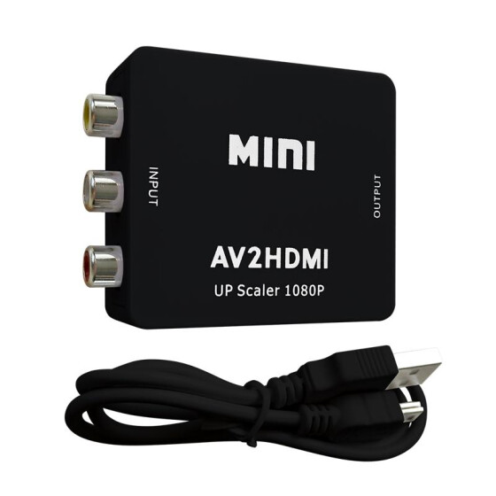 AV2HDMI Mini - AV Composite HDMI Converter (black)